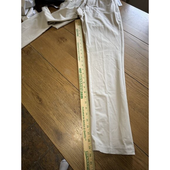 Old NAVY Active Dress Pants 30x32 Cream Tech Hybrid Slim 4 Way Stretch Light NWT - Picture 5 of 16